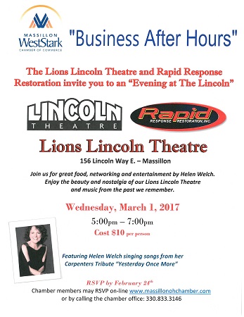 Business After Hours Lions Lincoln Theatre & Rapid Response
