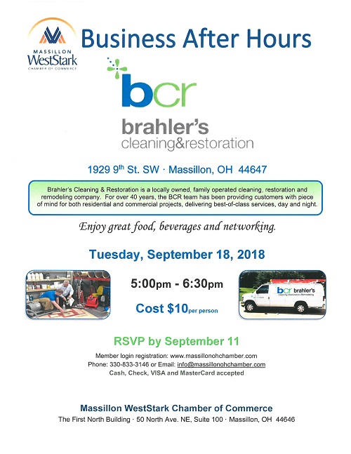 Business After Hours Brahler's Cleaning & Restoration