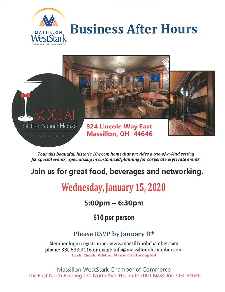 Business After Hours Social at The Stone House
