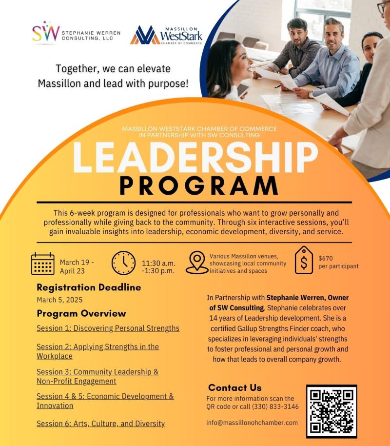 Massillon Chamber Leadership Program- Spring 2025